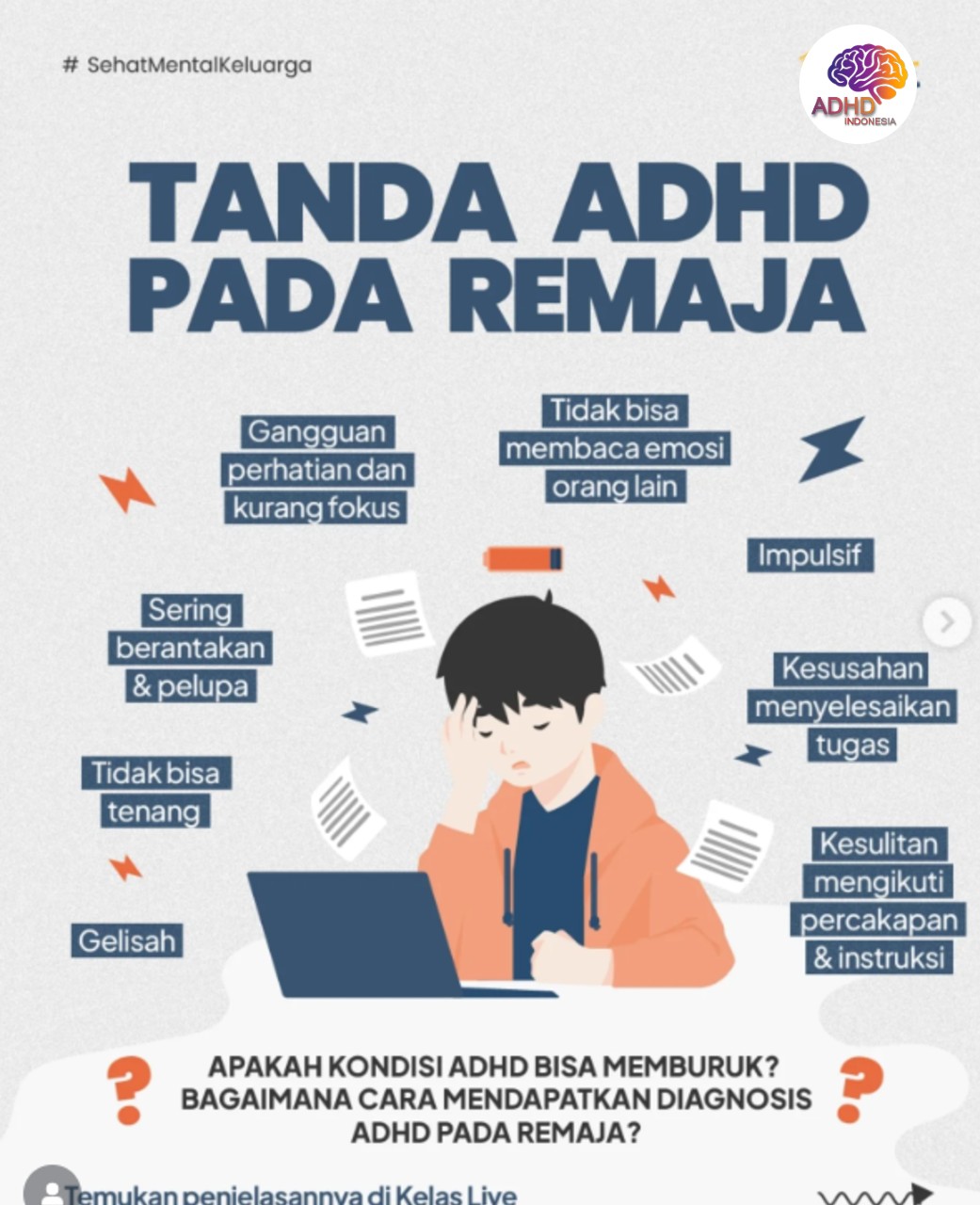 Screening ADHD Non-Diagnostik: Edukasi Awal bagi Orang Tua di Kabupaten Blitar